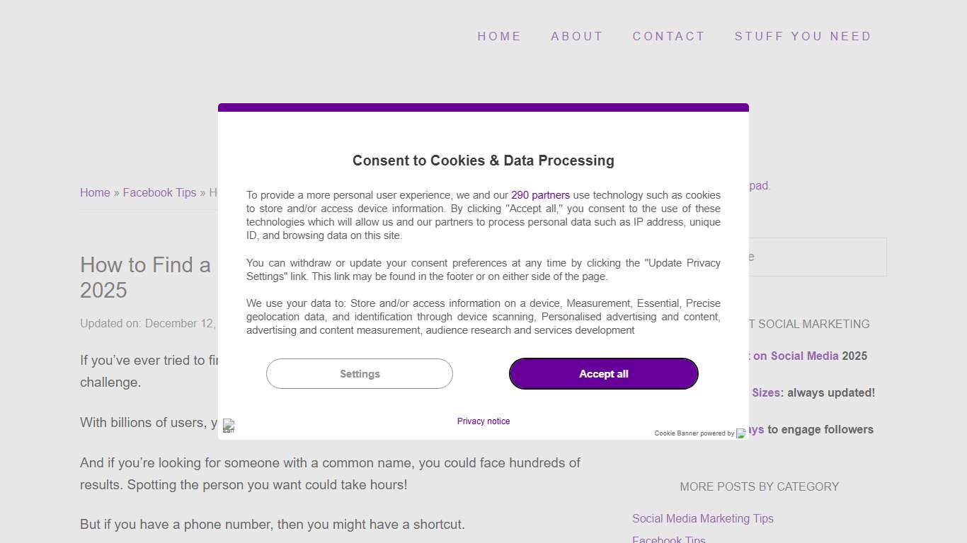 How to Find a Facebook Account by Phone Number 2025 | LouiseM
