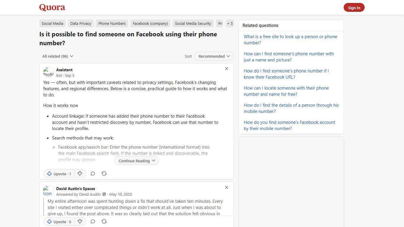 Is it possible to find someone on Facebook using their phone number? - Quora